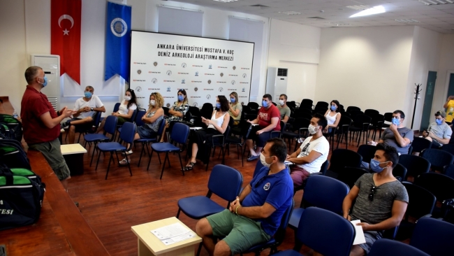 Su altı arkeolojisinde görev alan personele eğitim